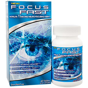 Focus Fast - Stimulant-Free (40 Tablets)