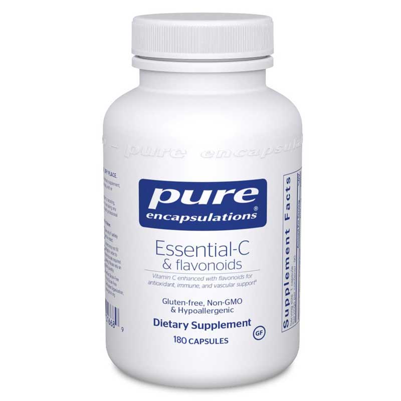 Pure Encapsulations Essential-C & flavonoids 180 Capsules