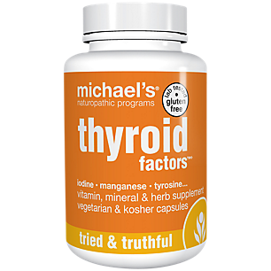 Thyroid Factors with Iodine, Manganese & Tyrosine (120 Vegetarian Tablets)