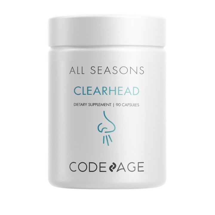 Codeage - Clearhead Echinacea Vitamin C Zinc Vitamin D3 Garlic Extract - 90 Capsules