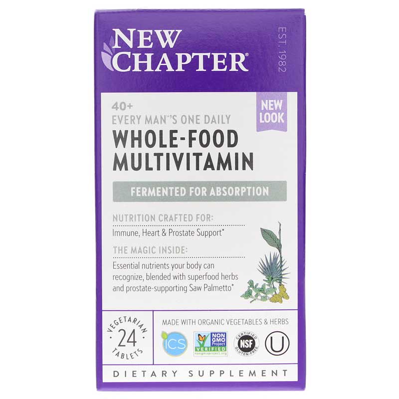 New Chapter Every Mans One Daily Multi 40+ 24 Tablets