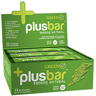 PlusBar Natural Energy Bar - Energy Natural (12 Bars)