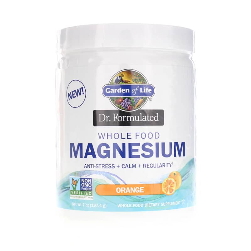 Garden of Life Dr. Formulated Whole Food Magnesium Orange 7 Oz