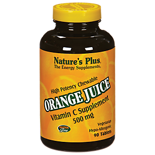 Vitamin C - 500 MG - Orange Juice (90 Chewable Tablets)