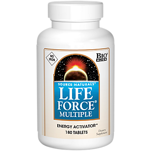 Life Force Multiple - Energy Activator with No Iron (180 Tablets)