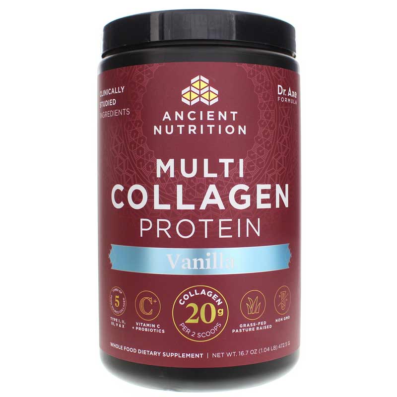 Ancient Nutrition Multi Collagen Protein Powder Vanilla 16.7 Oz