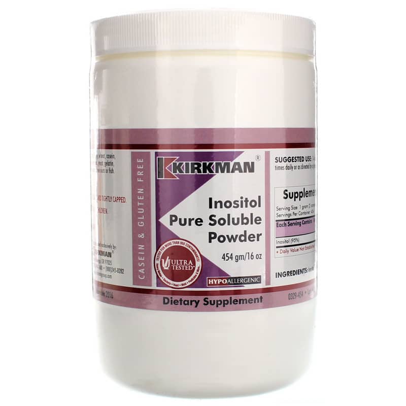 Kirkman Inositol Pure Soluble Powder 16 Oz