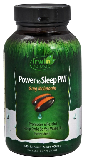 Irwin Naturals - Power to Sleep PM Melatonin 6 mg. - 60 Softgels