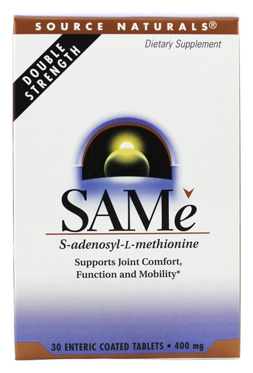 Source Naturals - SAM-e 400 mg. - 30 Tablets