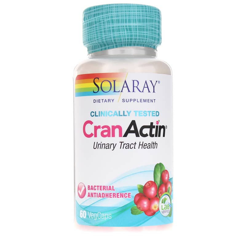 Solaray CranActin Urinary Tract Health 60 Veg Capsules