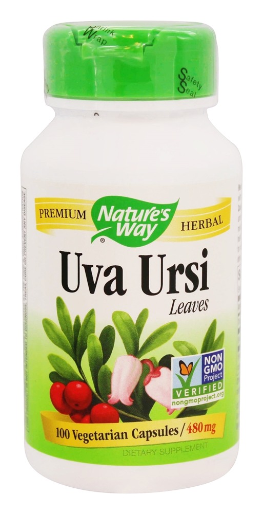 Nature's Way - Uva Ursi Leaves 480 mg. - 100 Vegetarian Capsules