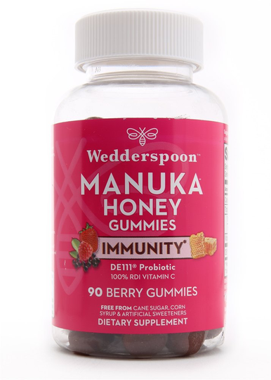 Wedderspoon - Manuka Honey Immunity Gummies Berry - 90 Gummies