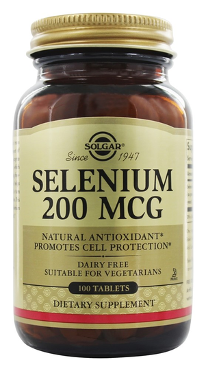 Solgar - Selenium 200 mcg. - 100 Tablets