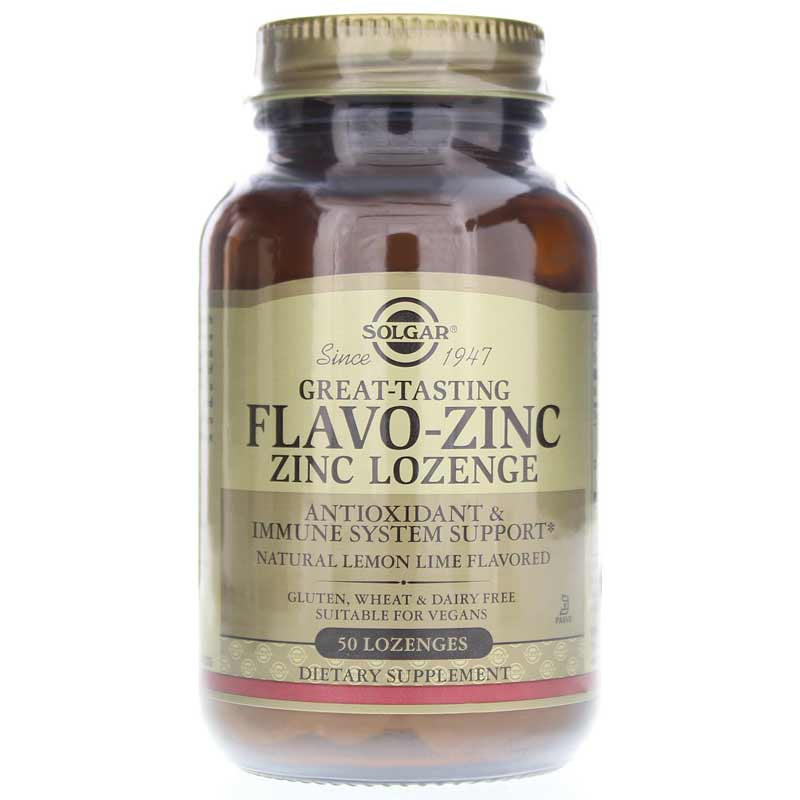 Solgar Flavo-Zinc Zinc Lozenge 50 Lozenges