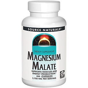 Magnesium Malate - Yielding 2.5 GM Malic Acid - 3,750 MG (200 Capsules)