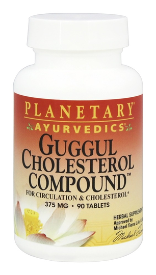 Planetary Ayurvedics - Guggul Cholesterol Compound 375 mg. - 90 Tablets