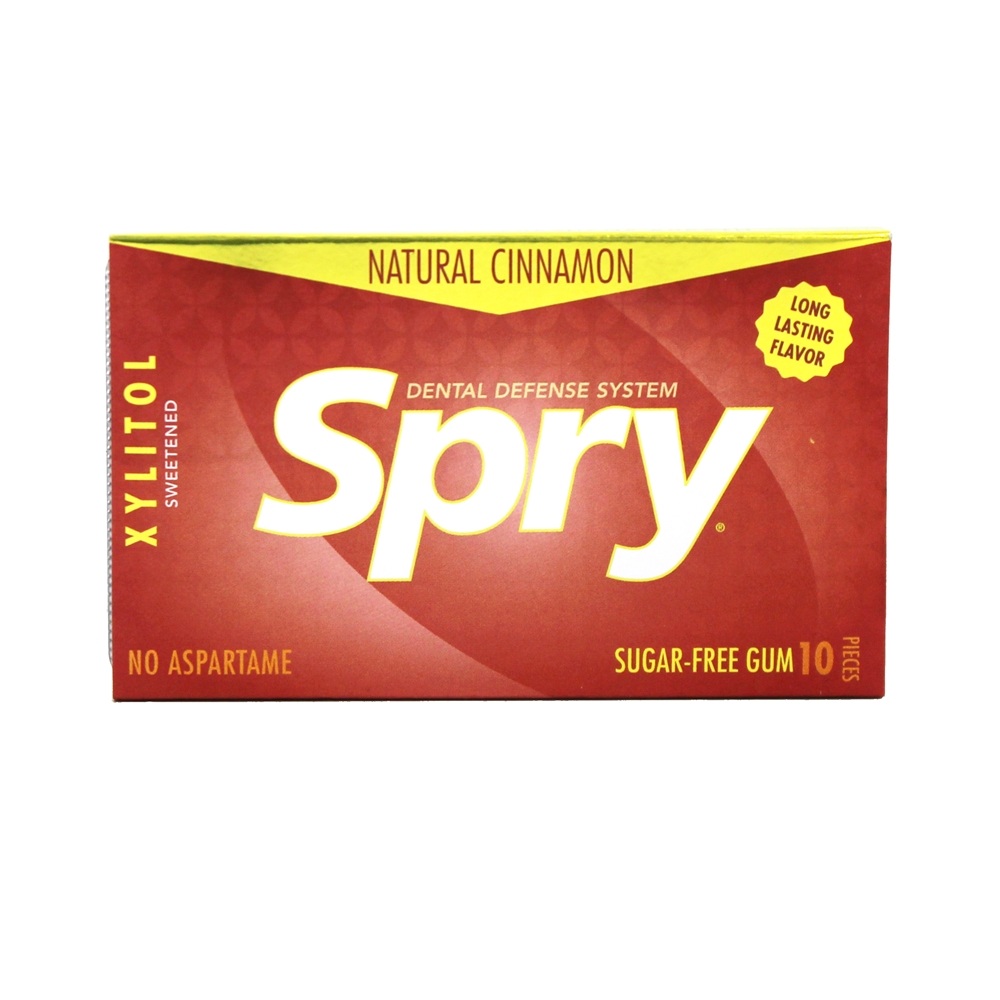 Xlear - Spry Natural Xylitol Chewing Gum Cinnamon - 10 Piece(s)
