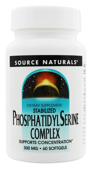 Source Naturals - Stabilized Phosphatidyl Serine Complex 500 mg. - 60 Softgels
