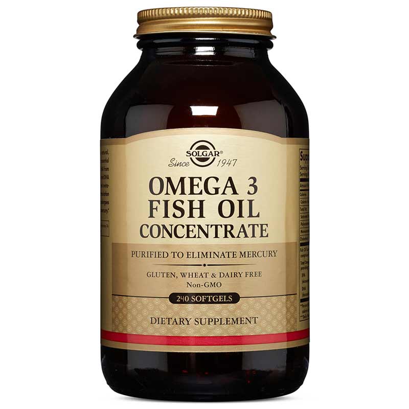 Solgar Omega 3 Fish Oil Concentrate 240 Softgels