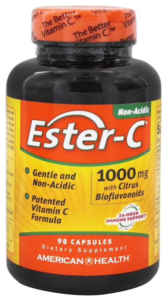American Health - Ester-C with Citrus Bioflavonoids 1000 Mg. - 90 Capsules