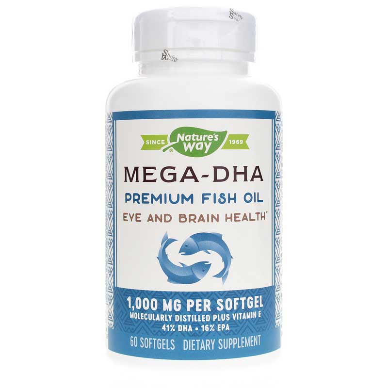 Natures Way Mega-DHA 1000 Mg 60 Softgels