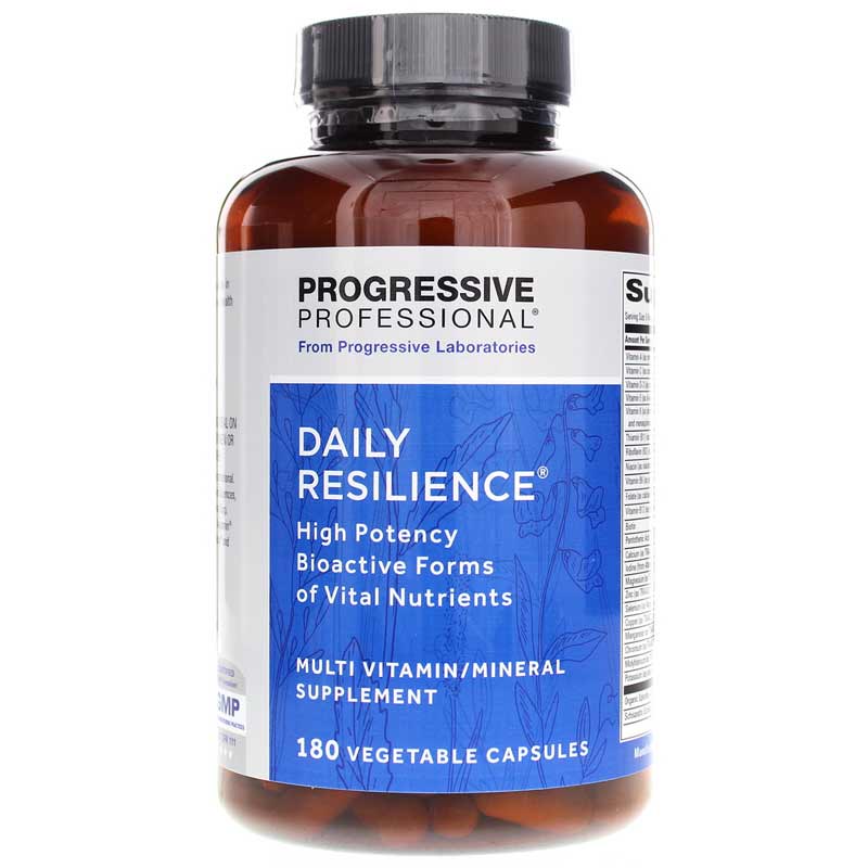 Progressive Labs Daily Resilience Multi-Vitamin & Mineral 180 Veg Capsules