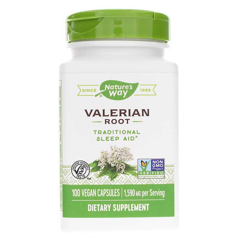 Natures Way Valerian Root 100 Veg Capsules