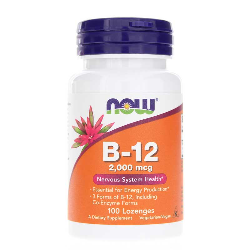 NOW Foods B-12 2,000 Mcg 100 Lozenges