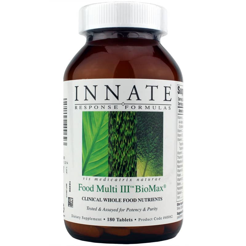 Innate Response Food Multi III BioMax 180 Tablets