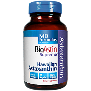 BioAstin Supreme - Hawaiian Astaxanthin - 6 MG (60 Vegetarian Gel Capsules)