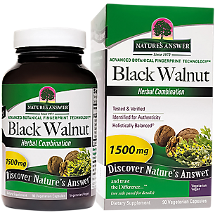 Black Walnut Herbal Combination - 1,500 MG (90 Vegetarian Capsules)