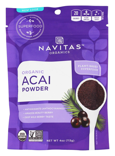 Navitas Organics - Organic Freeze Dried Powder Acai - 4 oz.