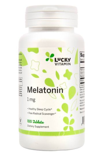 LuckyVitamin - Melatonin Healthy Sleep Cycle Support 1 mg. - 100 Tablets