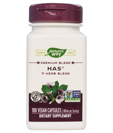 Nature's Way - HAS Premium 9-Herbl Blend - 100 Vegan Capsules