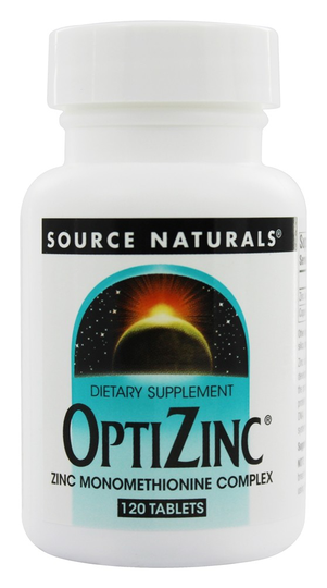 Source Naturals - OptiZinc 30 mg. - 120 Tablets