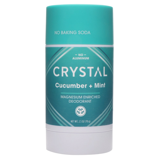 Crystal Body Deodorant - Magnesium Enriched Deodorant Cucumber Mint - 2.5 oz.