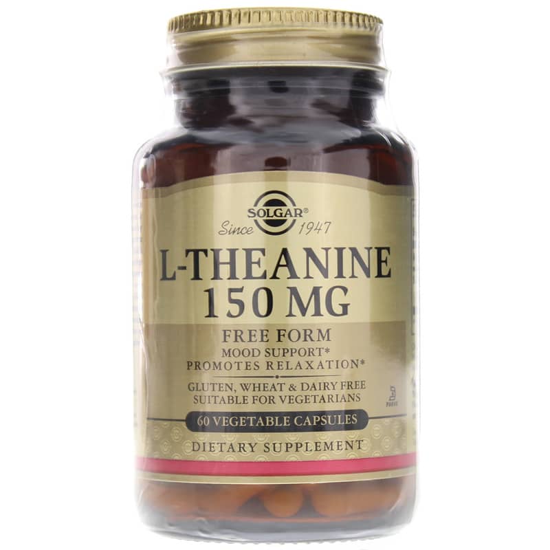 Solgar L-Theanine 150 Mg 60 Veg Capsules