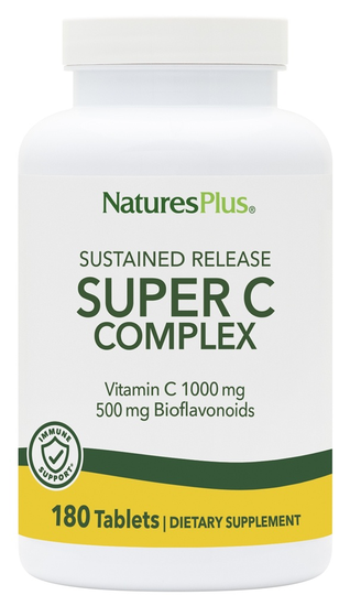Natures Plus - Super C Complex Sustained Release 1000 mg. - 180 Tablets