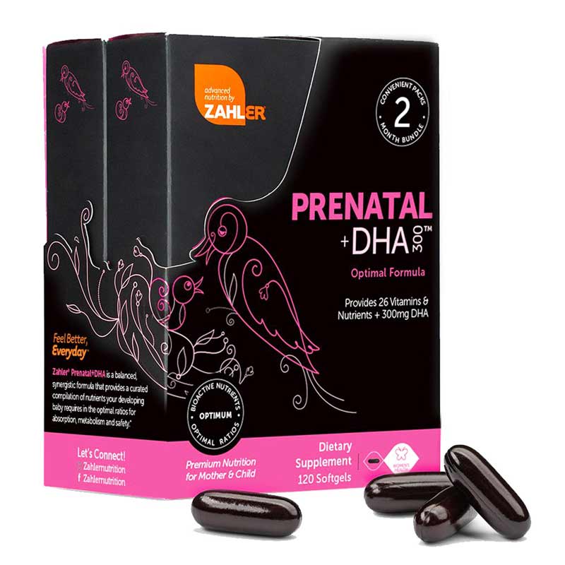 Zahler Prenatal + DHA 300 120 Softgels