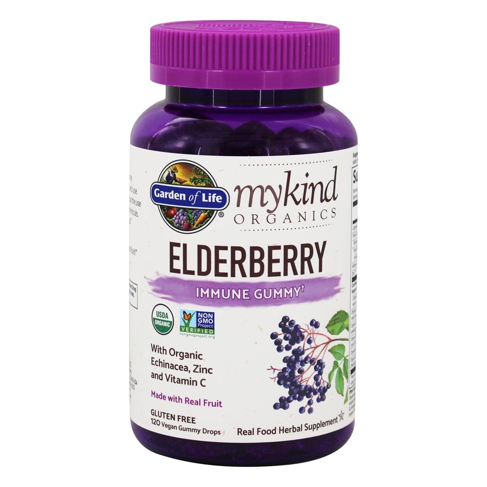 Garden of Life - mykind Organics Elderberry Immune Formula - 120 Gummies
