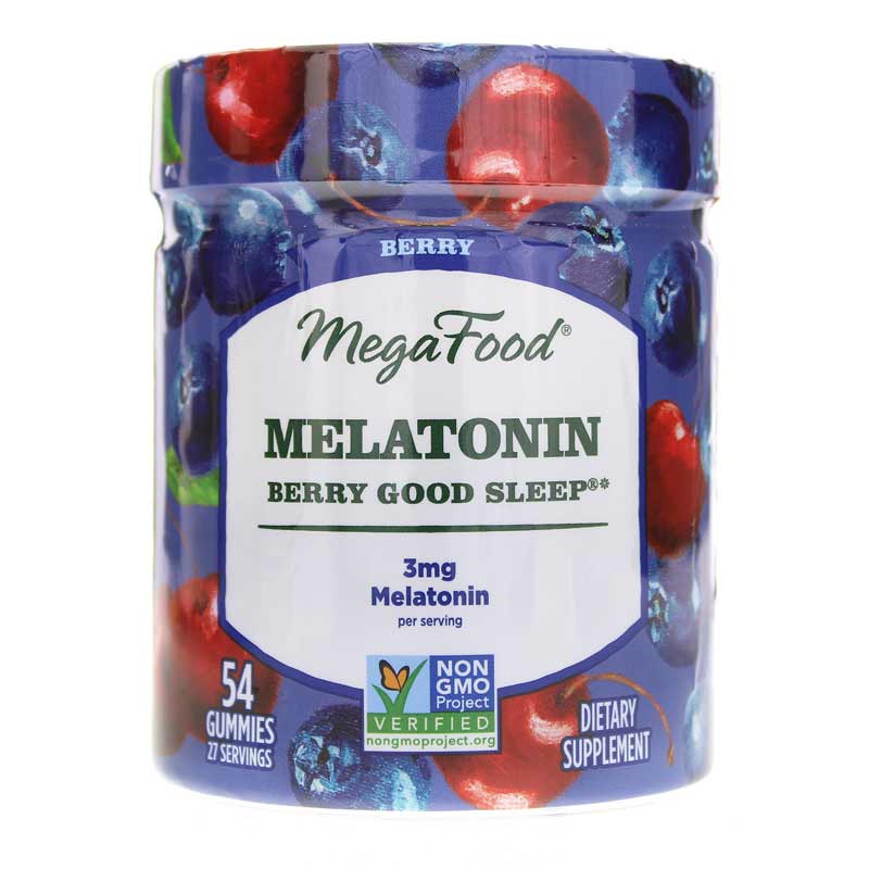 Megafood Melatonin Berry Good Sleep Gummies 54 Gummies