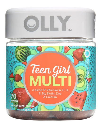 Olly - Teen Girl Multi Gummies Berry Melon Besties - 70 Gummies