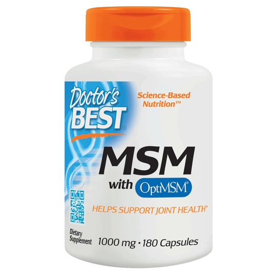 Doctor's Best - MSM 1000 mg. - 180 Capsules
