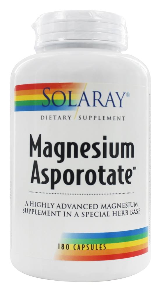 Solaray - Magnesium Asporotate - 180 Capsules