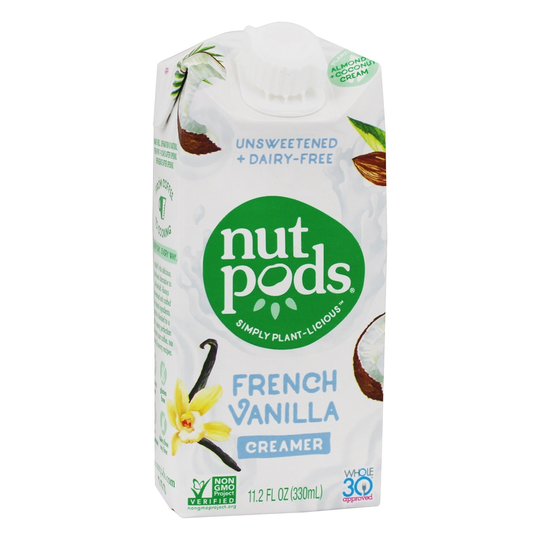 nutpods - Unsweetened Dairy-Free Creamer French Vanilla - 11.2 oz.