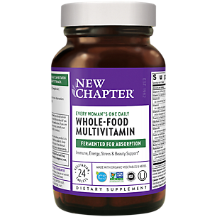 Organic Multivitamin for Every Woman - Whole-Food Complex - Once Daily (24 Tablets)
