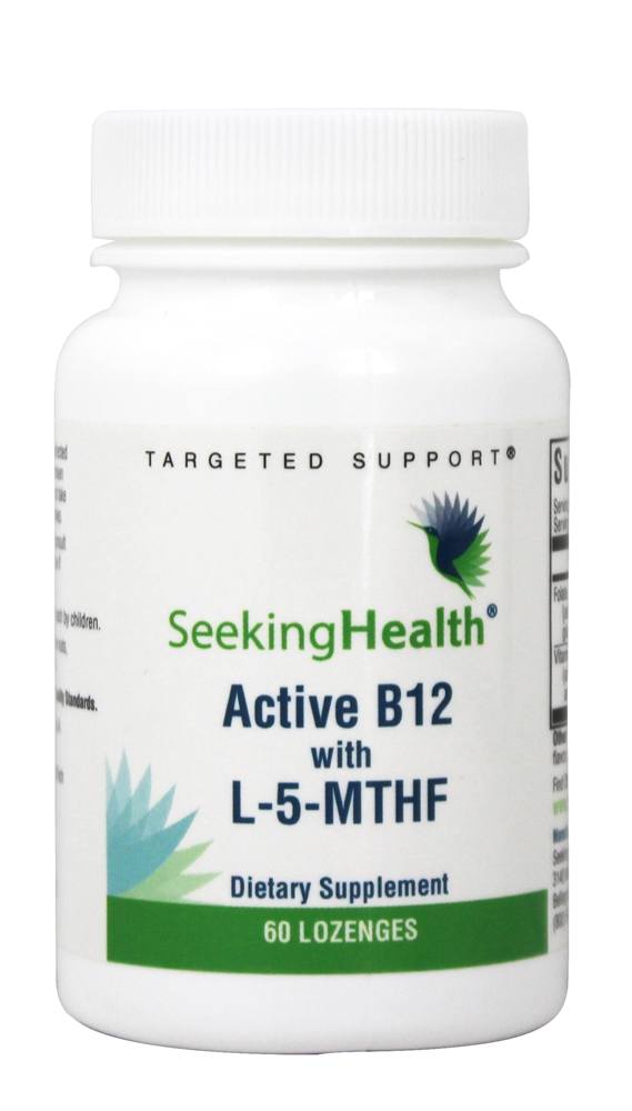 Seeking Health - Active B12 with L-5-MTHF - 60 Lozenges
