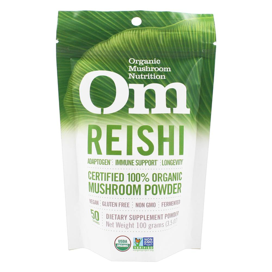 Om - Reishi Organic Mushroom Powder - 3.57 oz.