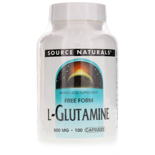 Source Naturals L-Glutamine 500 Mg Capsules 100 Capsules
