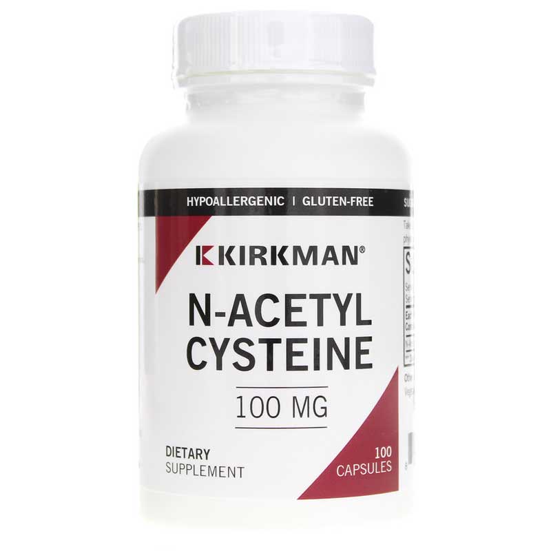 Kirkman N-Acetyl Cysteine 100 Mg 100 Capsules